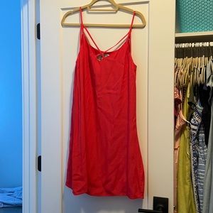 Red Slip Dress
